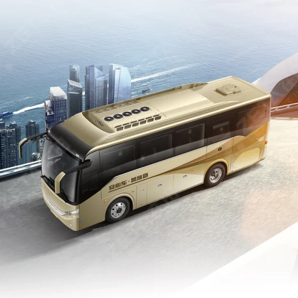 Ankai 24-52Seat Electric Luxury Coach New Mini Bus with 555km Range Left Hand Drive Automatic Transmission 140.95kwh Capacity Ankai 24-52Seat Electric Luxury Coach New Mini Bus with 555km Range Left Hand Drive Automatic Transmission 140.95kwh Capacity