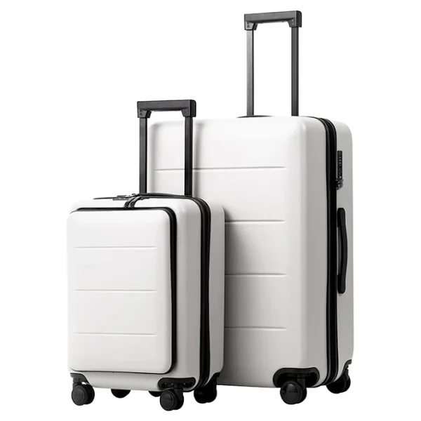 Luggage Suitcase Piece Set Carry on Abs+pc Spinner Trolley With Pocket Compartment Weekend Bag ( 20in(carry On)