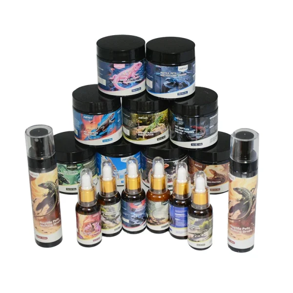 Oem Processing Customization Reptile Snake Turtle Lizard Calcium D3 Powder Nutrition Pet Health Care Supplement