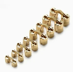 Modern 180 Degree Concealed Brass Barrel Hinge Drawer Window Cupboard Cabinet Door Hinges