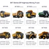 SANY SKT130S Diesel-Electric Oil Sands Dump Truck 90 Tons Heavy Duty Mining Trucks