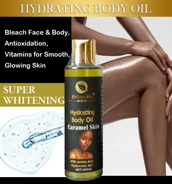 Organic Beauty Products Skin Care Product Hydrating Body Oil Cream Glowing Cocoa Caramel Skin Care Products for Caramel Skin