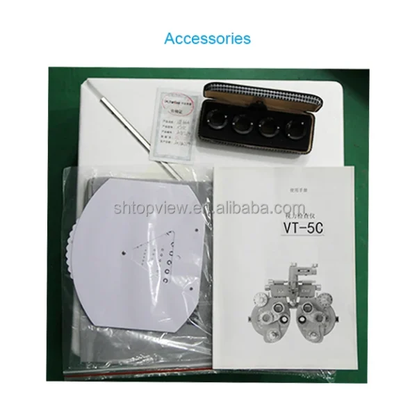 China Advanced Optical Equipment  VT-5C Manual Phoropter Instrument for Precision Measurement Vision test