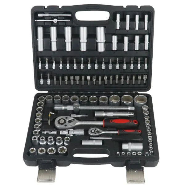 Car Repair Tool Kit 108 Piece Socket Set Car Repair Tool Screwdriver Bit Ratchet Torque Wrench Combo Auto Repairing Tool Set Car Repair Tool Kit 108 Piece Socket Set Car Repair Tool Screwdriver Bit Ratchet Torque Wrench Combo Auto Repairing Tool Set