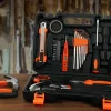 Basic Household Hand Tools Kit with CrV Material Including Toolbox for Home Repair & Maintenance OEM Customizable
