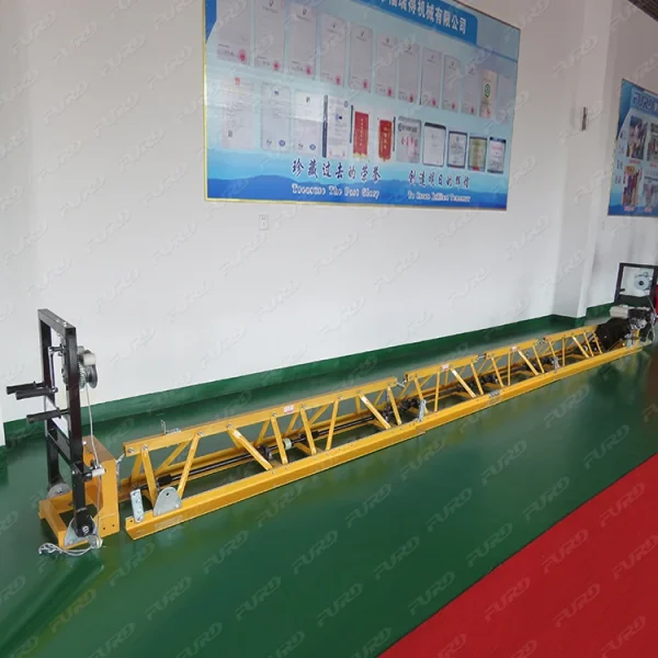 High Efficiency  8-11m Surface Bridge Construction Machinery Work New Type Engine Electric Motor Truss Screed Concrete Machine