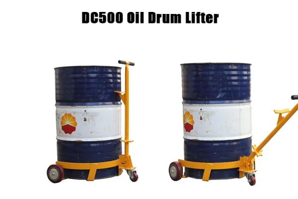 Factory Direct Sale 300 kg Oil Handling Tool Drum Carrier Oil Drum Trolley-Material Handling Equipment
