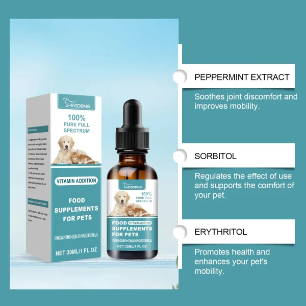 Daily Care Nutritional Supplement for Pets Supports Health and Well-being Eases Discomfort for Everyday Wellness Daily Care Nutritional Supplement for Pets Supports Health and Well-being Eases Discomfort for Everyday Wellness