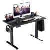Electric Sit Stand Motorized Lift Work Table Height Adjustable Bureau Elevating Office Computer Rising Standing Desk for Home