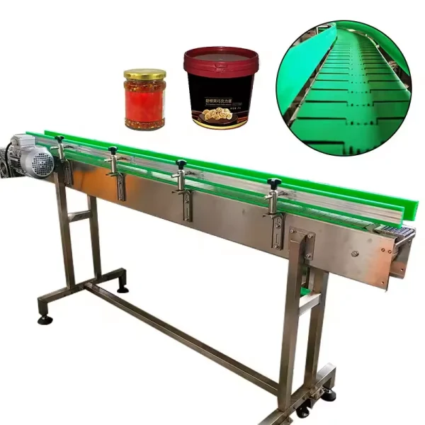Industry Chain Conveyor Flat Top Belt Conveyor for Food Beverage Delivery Heat Resistant Farm Mining Applicable Industry Chain Conveyor Flat Top Belt Conveyor for Food Beverage Delivery Heat Resistant Farm Mining Applicable