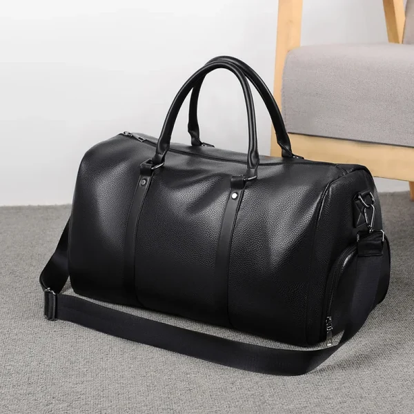 High Quality Oxford Men's Fitness Handbag Dry Wet Separation Anti-Splashing Water Zipper Large Capacity Business Travel Bag