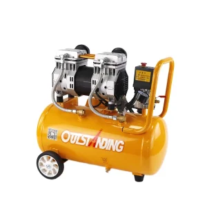 Small Silent 30L/50L Oil-Free Air Compressor Pump New 220V Pneumatic Heat Press Machine Gas Supply Equipment