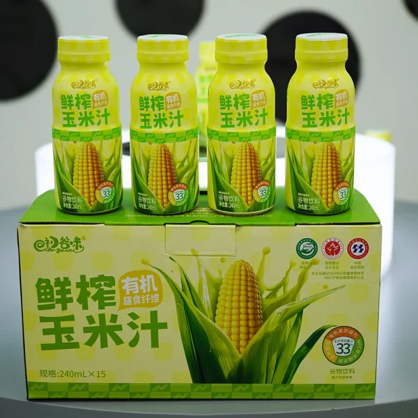 Vegetable Juice High Quality Corn Cereal Drink China Origin Export 100% Pure Natural Tastes Corn Juice