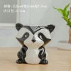 OEM Large Glazed Ceramic Flower Pot Planter Set Cute Mini Animal (Owl Fox) Succulent Planters for Home Garden Floor