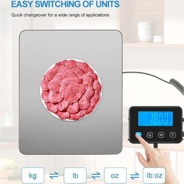 High Precision Stainless Steel Industrial 200kg Post Office Platform Weight Electronic Parcel Postal Shipping Scale Digital