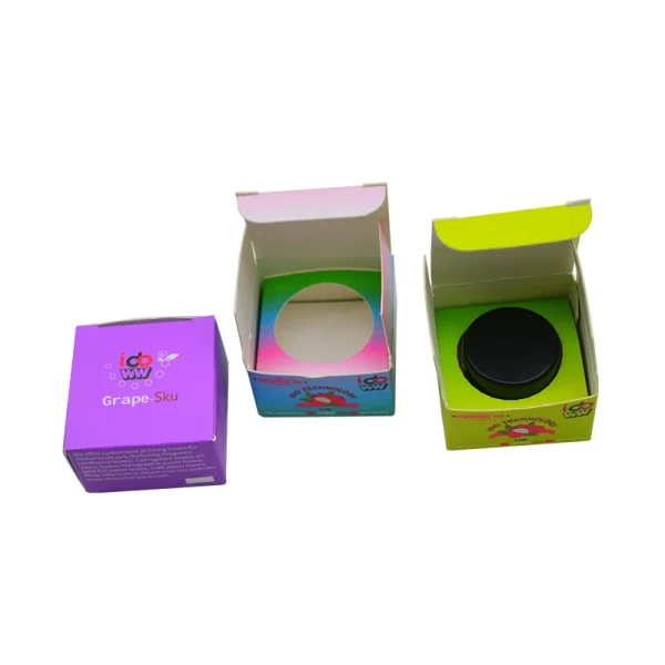 Concentrate Container Packaging Box Custom Printed for 5/7/9ml Glass Jar Paper Box Packaging