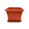 High Quality Large Square Plastic Indoor/Outdoor Flower Pots Home Decor Garden Planters Wholesale Large Outdoor Plant Pots
