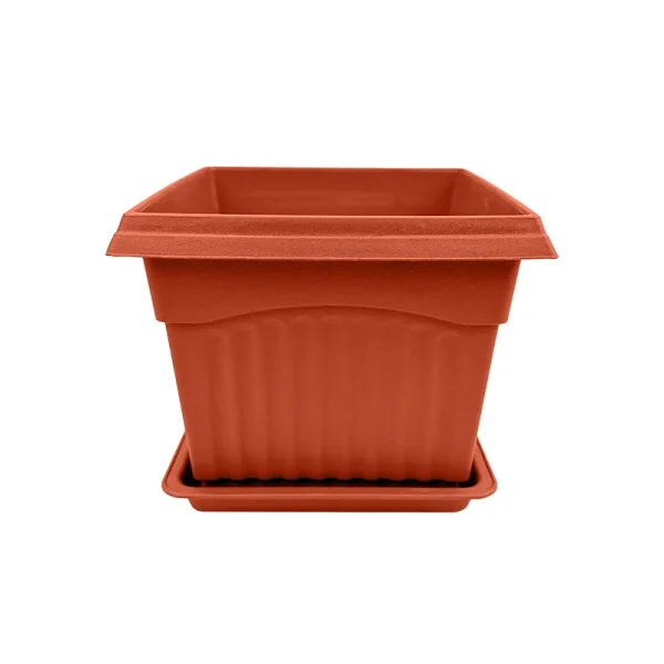 High Quality Large Square Plastic Indoor/Outdoor Flower Pots Home Decor Garden Planters Wholesale Large Outdoor Plant Pots