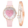 2023 New TS Watch Set  Luxury Women Watches Crystal Bracelet Ladies Watches Wholesale