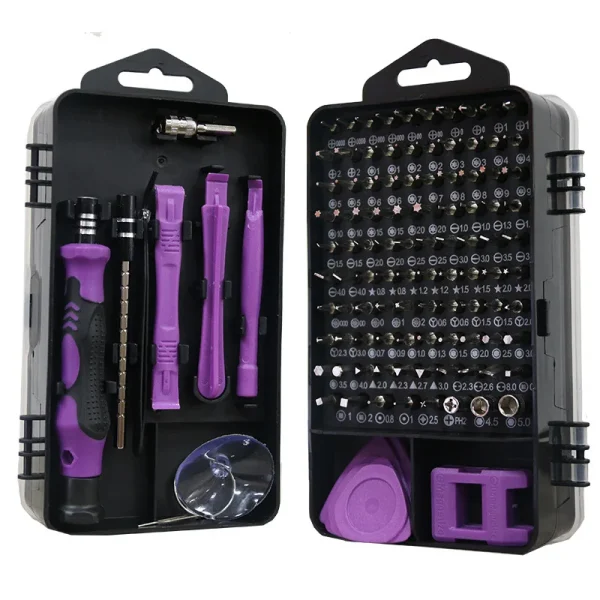 115 in 1 Precision Mini Screwdriver Set Magnetic Torx Screw Bit Set for Phones Disassemble Watch Eyeglass Repair Tools 115 in 1 Precision Mini Screwdriver Set Magnetic Torx Screw Bit Set for Phones Disassemble Watch Eyeglass Repair Tools