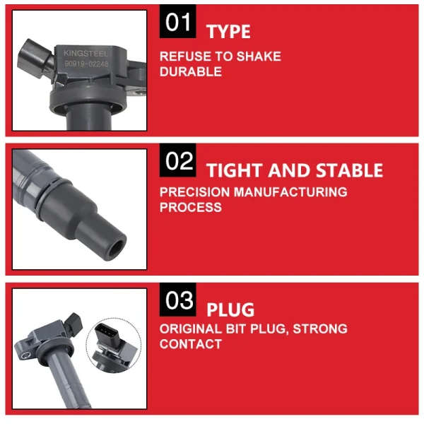 Car Engine Parts Factory OEM 19005287 1832A070 MN187373 Universal Ignition Coils for MITSUBISHI GALANT ECLIPSE L300 Lancer