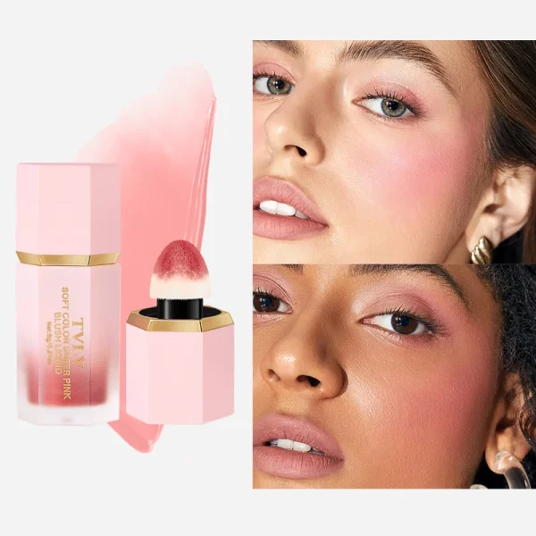 Wholesale rare Beauty Blush Face Makeup Products Moisturizing Long Lasting 6 Colors Cheek Cosmetic Liquid Blush Private Label