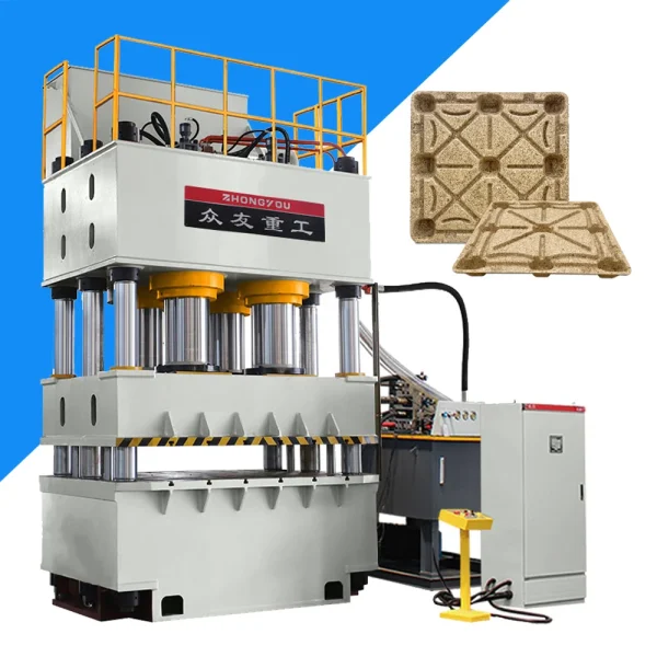 800T 1000 Ton Coconut Fiber Sawdust Pallet Making Machine Wood Chip Pallets Compressed Pallet Moulding Machine Production Line 800T 1000 Ton Coconut Fiber Sawdust Pallet Making Machine Wood Chip Pallets Compressed Pallet Moulding Machine Production Line