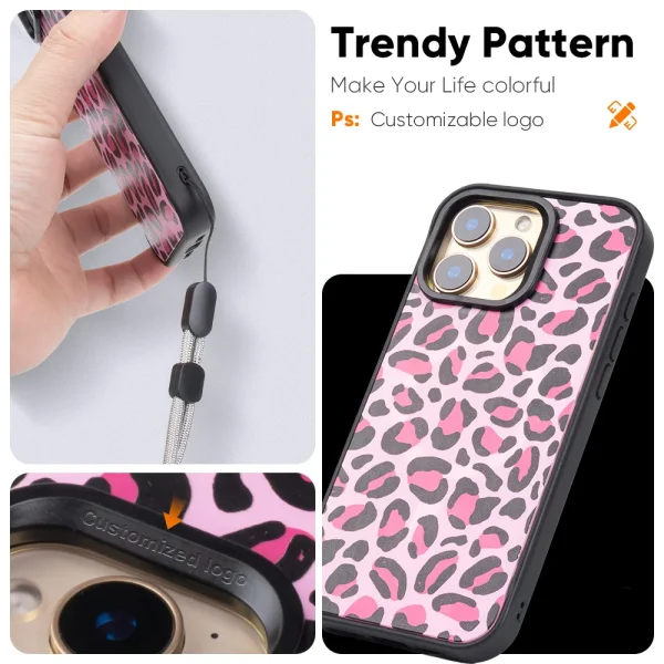 Wholesale Detachable Magnetic Plastic Back Mobile Phone Case Shining Features IPhone11 Pro Max IPhone12 Mini PC Material PRO MAX