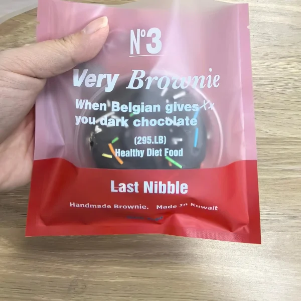 Supplier Custom Packaging Candy Biscuits Food Cookies Heat Seal Ziplock Frosted Printing Plastic Bags With Tear