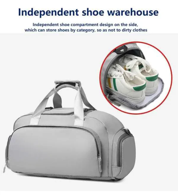 Custom Logo Unisex Large Capacity Waterproof Sports Fitness Duffle Backpack Weekend Gym Travel Duffel Bag With Shoes Compartment Custom Logo Unisex Large Capacity Waterproof Sports Fitness Duffle Backpack Weekend Gym Travel Duffel Bag With Shoes Compartment