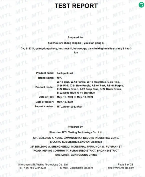 Multi-functional Waterproof 3PCS Bookbag Set for Primary School Students Cute Cartoon Schoolbags for Kids Girls Backpack