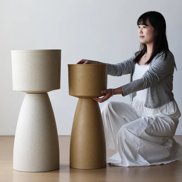 High Quality Minimalist Big Plastic Plant Pots for Plants Home Decor Large Tall Outdoor Pots with Luxury Saucer for Outdoor High Quality Minimalist Big Plastic Plant Pots for Plants Home Decor Large Tall Outdoor Pots with Luxury Saucer for Outdoor