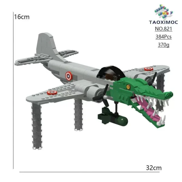 Funbuild Ai Italian Brainrot Animal Figure Wooden Stick Man Tralalero Tralala Bombardiro Crocodilo Brr Patapim Building Block