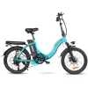 USA Warehouse Electric Foldable Waterproof Bicycles 20 Inch Us Stock 7 Speed Ebike Retro 350 Watt Folding Electric Bike