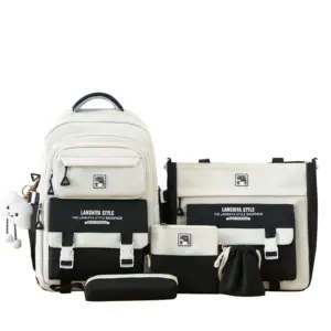 Students Schoolbag Fashionable Waterproof Set Custom Logo School Bags Student Backpack Set