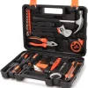 Basic Household Hand Tools Kit with CrV Material Including Toolbox for Home Repair & Maintenance OEM Customizable