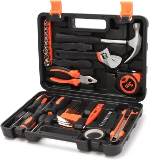 Basic Household Hand Tools Kit with CrV Material Including Toolbox for Home Repair & Maintenance OEM Customizable Basic Household Hand Tools Kit with CrV Material Including Toolbox for Home Repair & Maintenance OEM Customizable