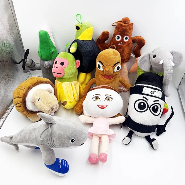 In-Stock Italian Brainrot Character Plush Toy Brainrot Plushies Tralalero Tralala Tung Tung Tung Sahur Lirily Larila Plush Doll