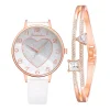 2023 New TS Watch Set  Luxury Women Watches Crystal Bracelet Ladies Watches Wholesale