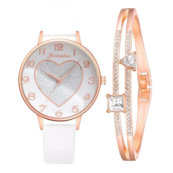 2023 New TS Watch Set  Luxury Women Watches Crystal Bracelet Ladies Watches Wholesale