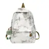 Casual Travel Backpack for High School and College Students Unisex New Fashion Waterproof Tie-Dye Bag