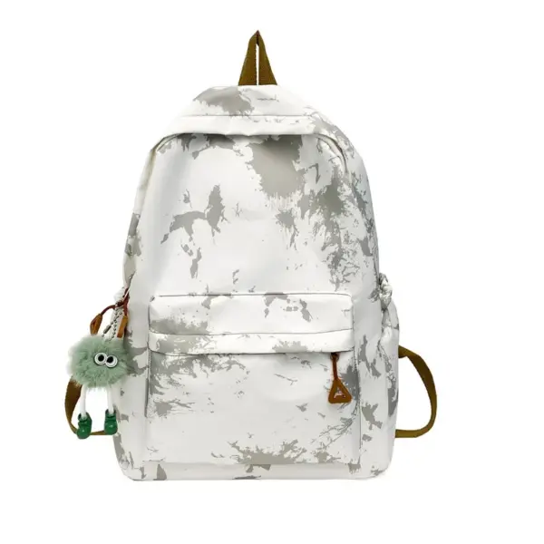 Casual Travel Backpack for High School and College Students Unisex New Fashion Waterproof Tie-Dye Bag