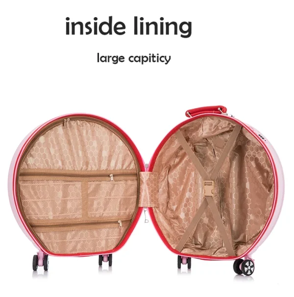 Hot-selling Portable 20 Inch Cute Round Suitcase Kids Luggage with Best Price for Travel Trip Kids Luggage in Stock