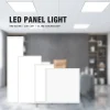 Indoor Lighting Recessed Ceiling Lamp Ip20 Pc Body Square Slim Led Smd2835 Panel Lights for Industrial Supermarket Office Hotel