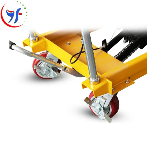 YF Customizable Handling Equipment Easy Loading Material Lift Table Double Scissor Mini Lift Platform Capacity 1000kg 1 Ton YF Customizable Handling Equipment Easy Loading Material Lift Table Double Scissor Mini Lift Platform Capacity 1000kg 1 Ton