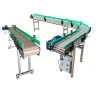 Industry Chain Conveyor Flat Top Belt Conveyor for Food Beverage Delivery Heat Resistant Farm Mining Applicable Industry Chain Conveyor Flat Top Belt Conveyor for Food Beverage Delivery Heat Resistant Farm Mining Applicable