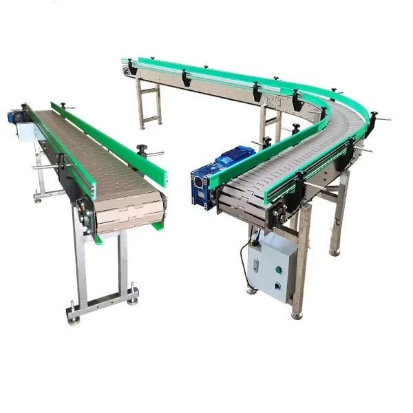 Industry Chain Conveyor Flat Top Belt Conveyor for Food Beverage Delivery Heat Resistant Farm Mining Applicable Industry Chain Conveyor Flat Top Belt Conveyor for Food Beverage Delivery Heat Resistant Farm Mining Applicable