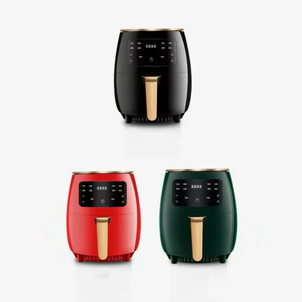 2024 New Arrival Professional 6L Oven Digital Electric Deep Fryers Kitchen Electrical Digital Control Reusable Air Fryer