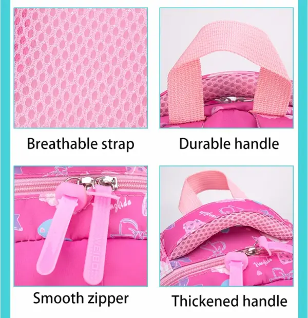 Factory Price Cute Girls School Bag 3pcs Set Beautiful Children Backpack Primary Students Bookbags Kids Teens Mochilas Escolares