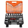 Hot Sale 61 Pcs Tool Set Hand Box Case Kit Hardware Car and Multitool Bicycle Mechanic Automotive Tools